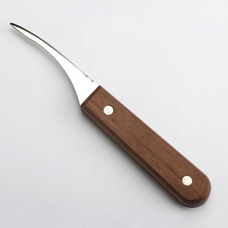 Kitchen gadget creative shrimp thread removal knife wooden handle…