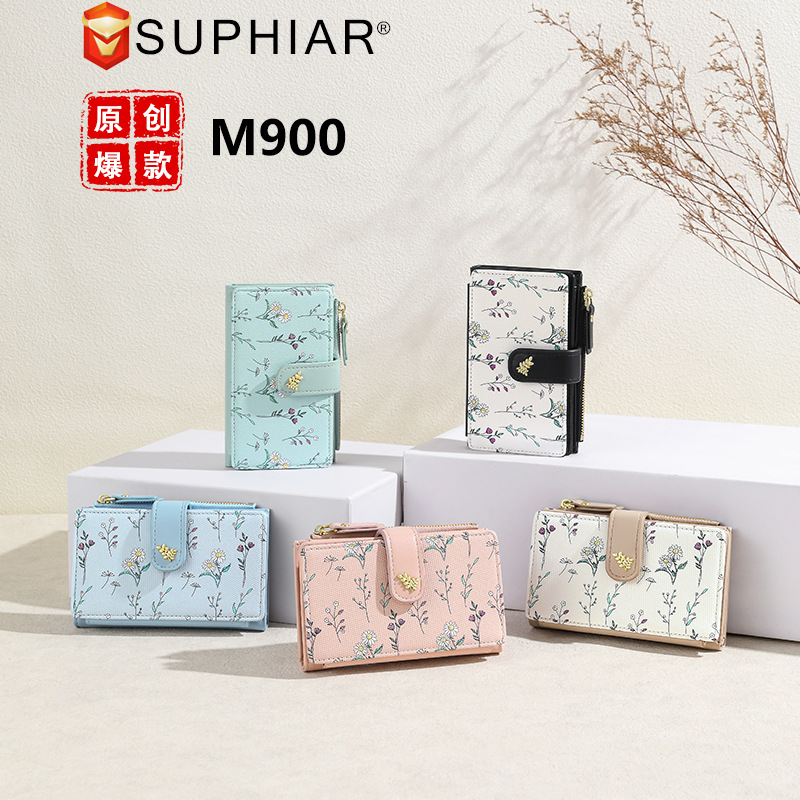 Cartera personalizada de cuero PU del sudeste asiático para mujer, bolso de tarjeta de sentido premium, monedero para mujer, bolso de mensajero de un solo hombro para teléfono móvil