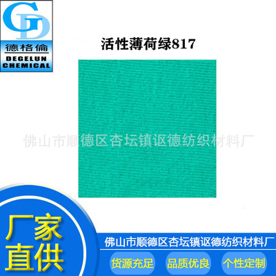 厂家热销 染色色粉 染色剂衣服染料 活性薄荷绿KG817 活性染料