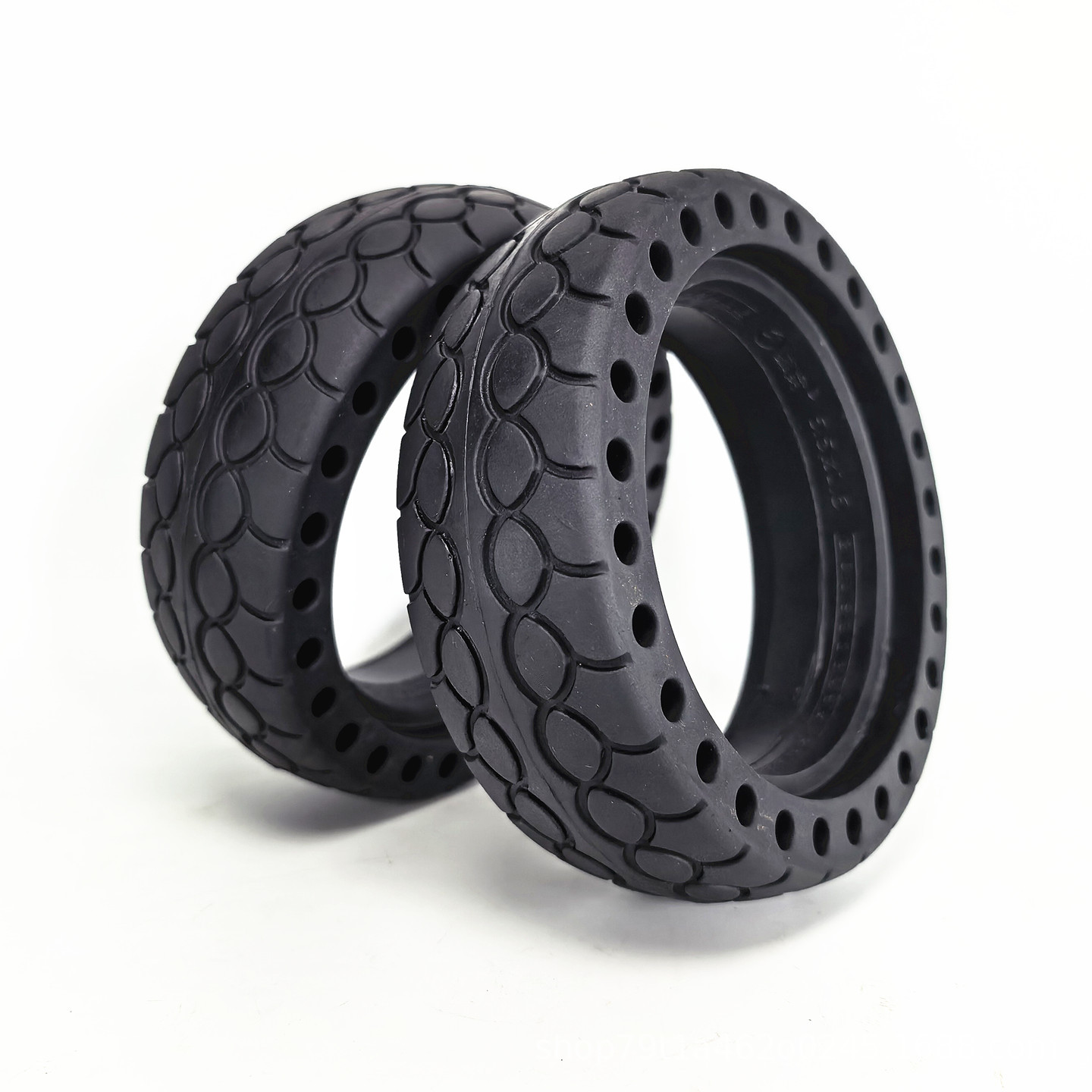 5.5inch 6inch Electric Scooter Front and Rear Wheels with No Need for Inflation, 5.5X2 Solid Tires, 5.5X1.6 Honeycomb Solid Tires