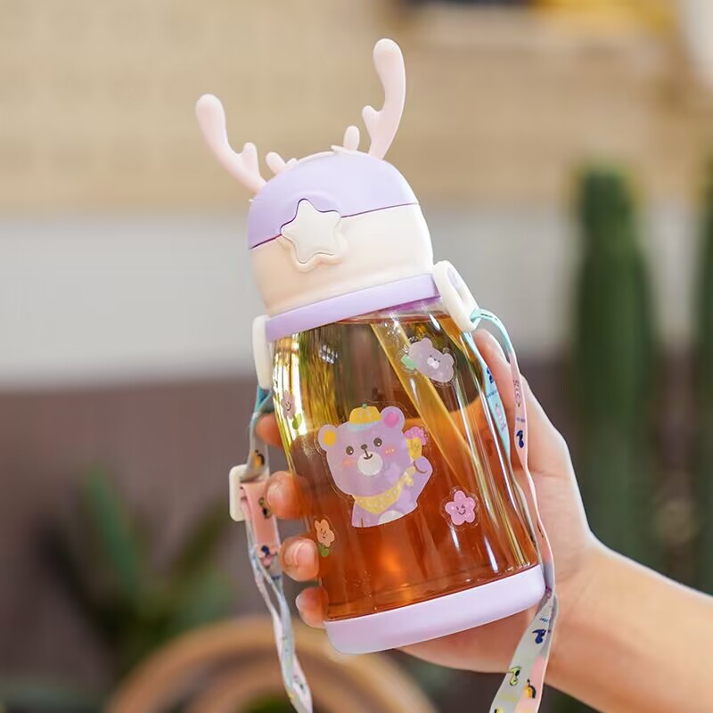 Nueva taza de plástico de verano Big Mac de moda linda taza de paja resistente a altas temperaturas de gran capacidad taza de regalo portátil