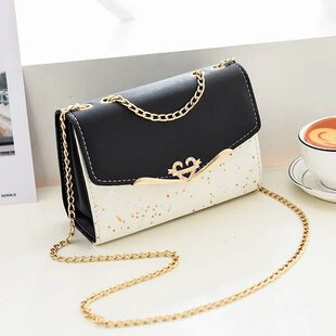 Tide, universal small bag, shoulder bag, one-shoulder bag on chain, Korean style, western style, chain bag