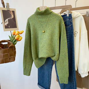 Broken code special offer, non-refundable, non-refundable, high-neck warm sweater, glutinous rice velvet anti-pilling loose top 990