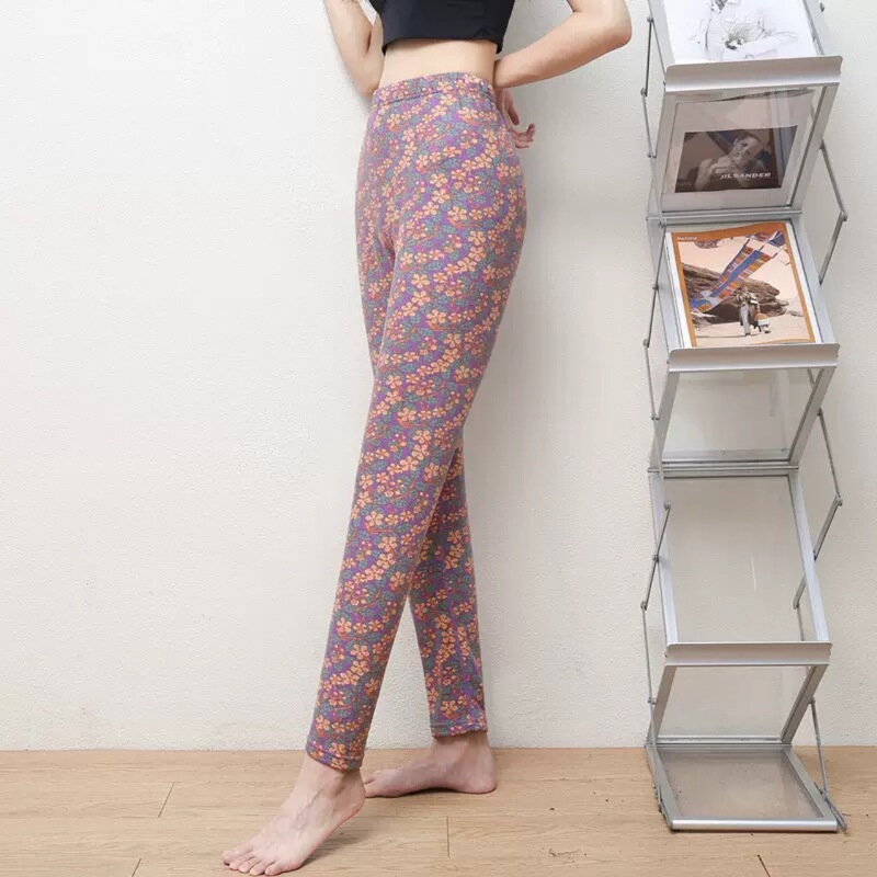 Warm Floral Leggings for Women, Quick-Heating Fleece, Autumn and Winter Thermal Double-Sided Brushed Loose Pants, Direct from the Manufacturer Warm Floral Leggings for Women, Quick-Heating Fleece, Autumn and Winter Thermal Double-Sided Brushed Loose Pants, Direct from the Manufacturer