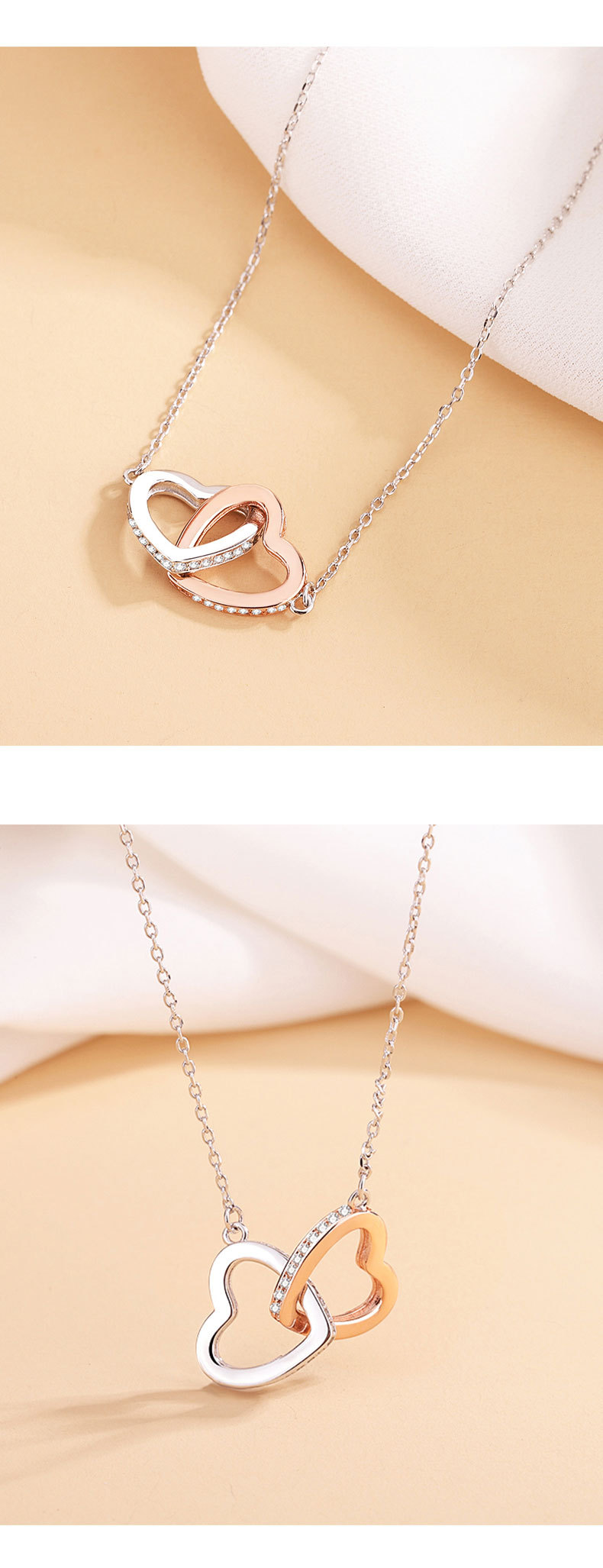 Two-color Love Necklace3