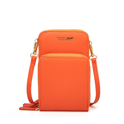 Guangzhou Bag Korean Edition fashion High-capacity Diagonal package Solid multi-function Mobile phone bag Messenger wallet 2020