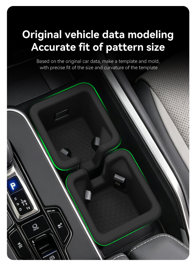 Suitable for 24-26 Lexus TX350 500H center console cup holder protective anti-slip mat car modification