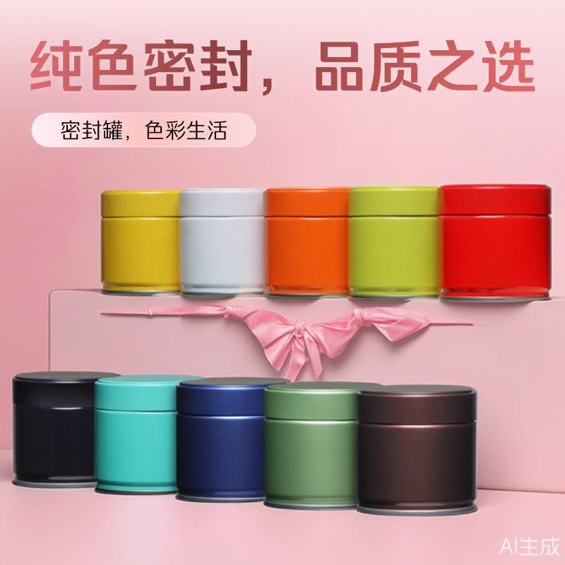 Tea Cans, Tinplate Cans, Tea Packaging, Loose Tea, Universal Small Portable Tin Cans, Sealed Cans, Empty Cans