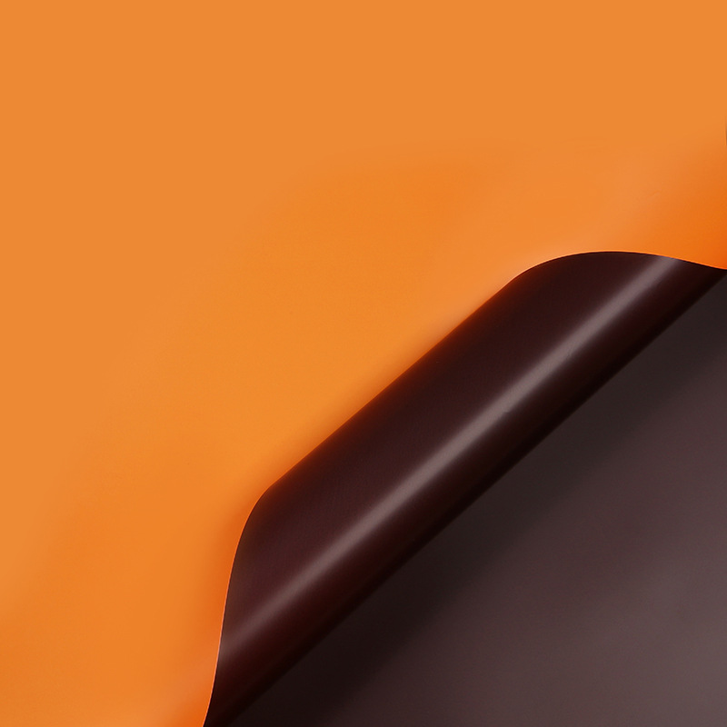 Li Zhiran Papel Ouya impermeable bicolor 56*56 Apertura de la canasta de flores Material Ramo Papel de embalaje al por mayor Spot