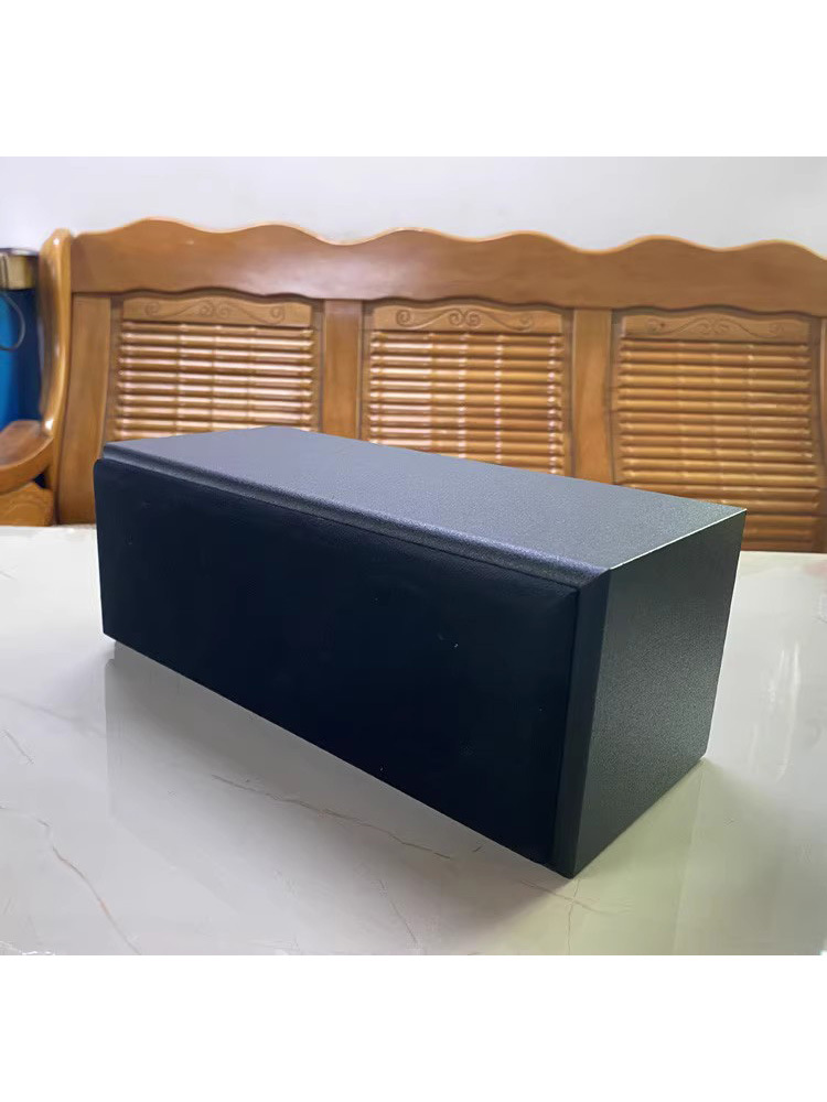 Dual 3inch / 4inch Silk Film Tweeter Hifi Wooden 5.1 Center Surround Speaker Front and Rear Wall-Mounted Passive Sub-Box