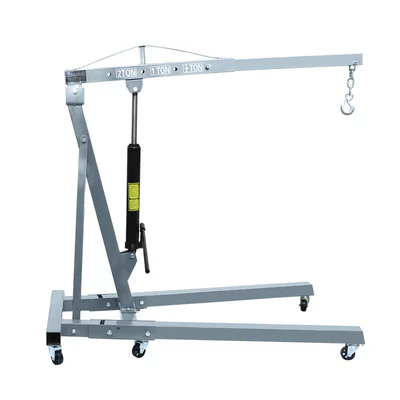 Movable Small Crane Manual Hydraulic Foldable Car Engine Hoist Small Manual Hydraulic Lifting Crane (Mühərrik alətləri) - foldable-small-crane
