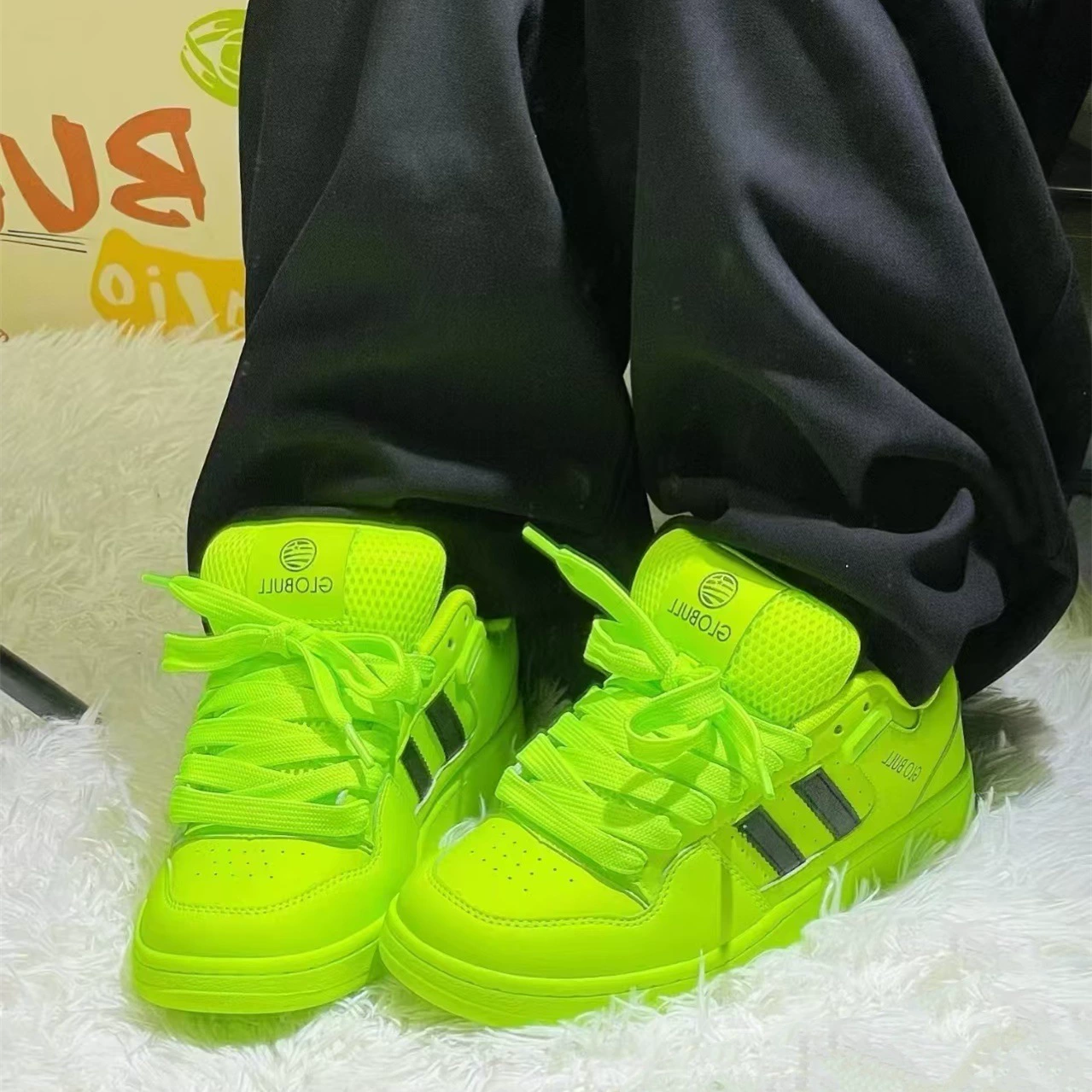 Национальная волна оригинальная флуоресцентная нишевые туфли