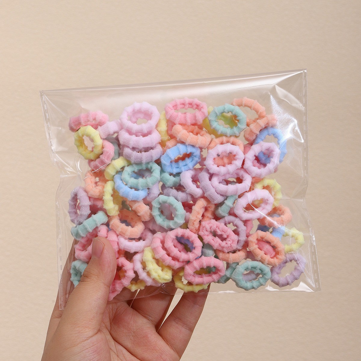Anillo de cabello de color caramelo para niños no daña banda de goma de cabello 2026 nueva niña atada cabello de cabello de cabello de niña