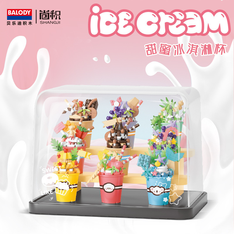 Belody 16358 postre chica junta compatible con los niños bloques de construcción chinos de juguetes altos modelos de decoración recomendados
