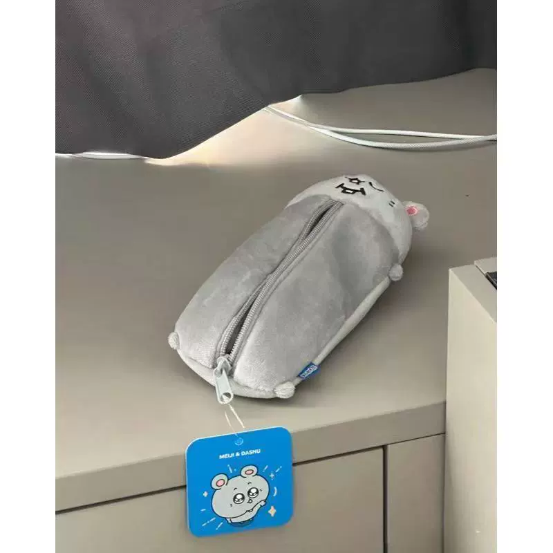 High quality pencil case, plush funny capacious storage system for friend