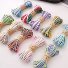4mm棉线段染渐变色编织绳子手工diy辅料棉绳饰品工艺品钥匙扣配件