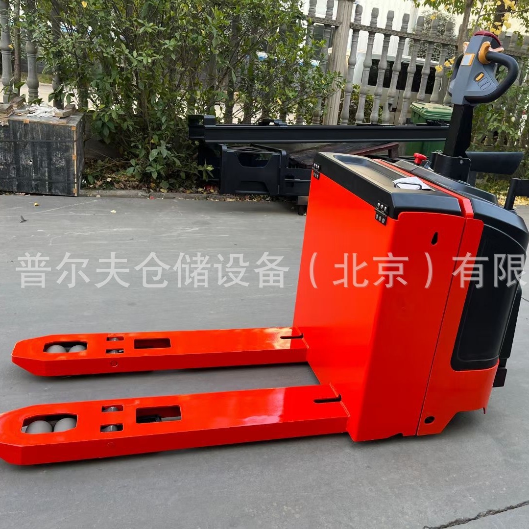 非标5吨站驾式电动托盘搬运车地牛液压叉车加长加宽北京大吨位