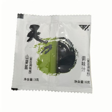 厂家直销山葵酱3克调味汁6克连体包100袋/包调料酱料芥末