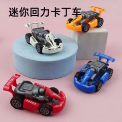 子供のおもちゃ漫画ミニカートプルバックカー車小さなギフト楽しい賞品メーカー卸売