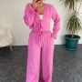 跨境爆款欧美纯色上衣