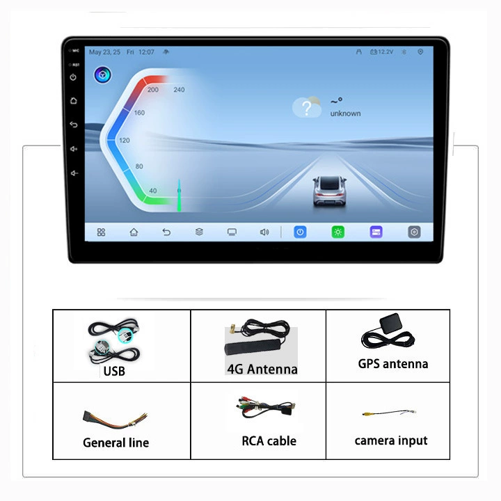 New Dingwei TS105 eight-core 9/10-inch versatile Android car large-screen GPS smart navigation carplay