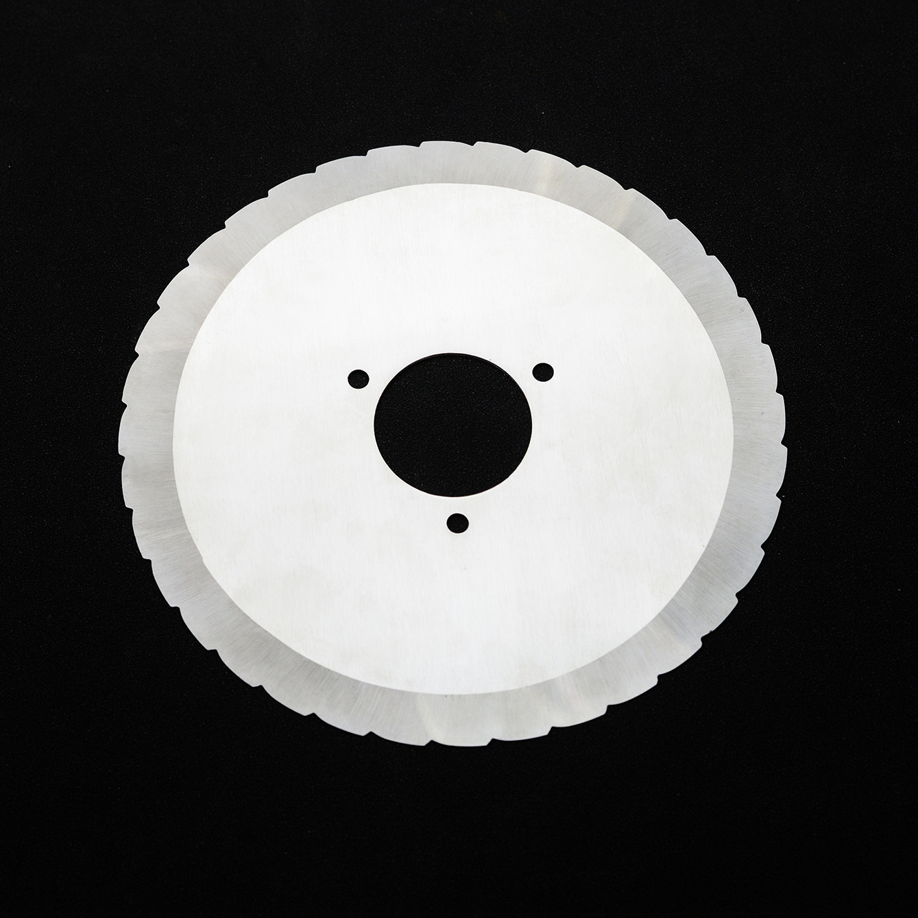 手动面包切片机圆刀 手摇面包切片机带齿园刀 果蔬刀片配套出口