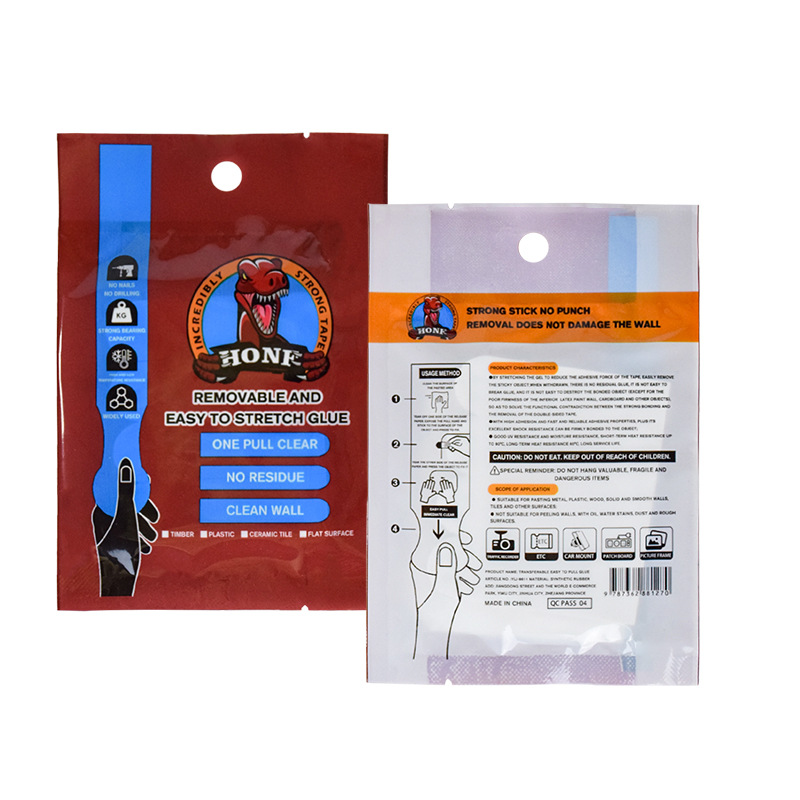 Adhesivo extraíble fácil de dibujar marco de foto pegado de doble cara pegado de alta viscosidad tela de pared papel de pared especial pegado sin marcas sin agujeros