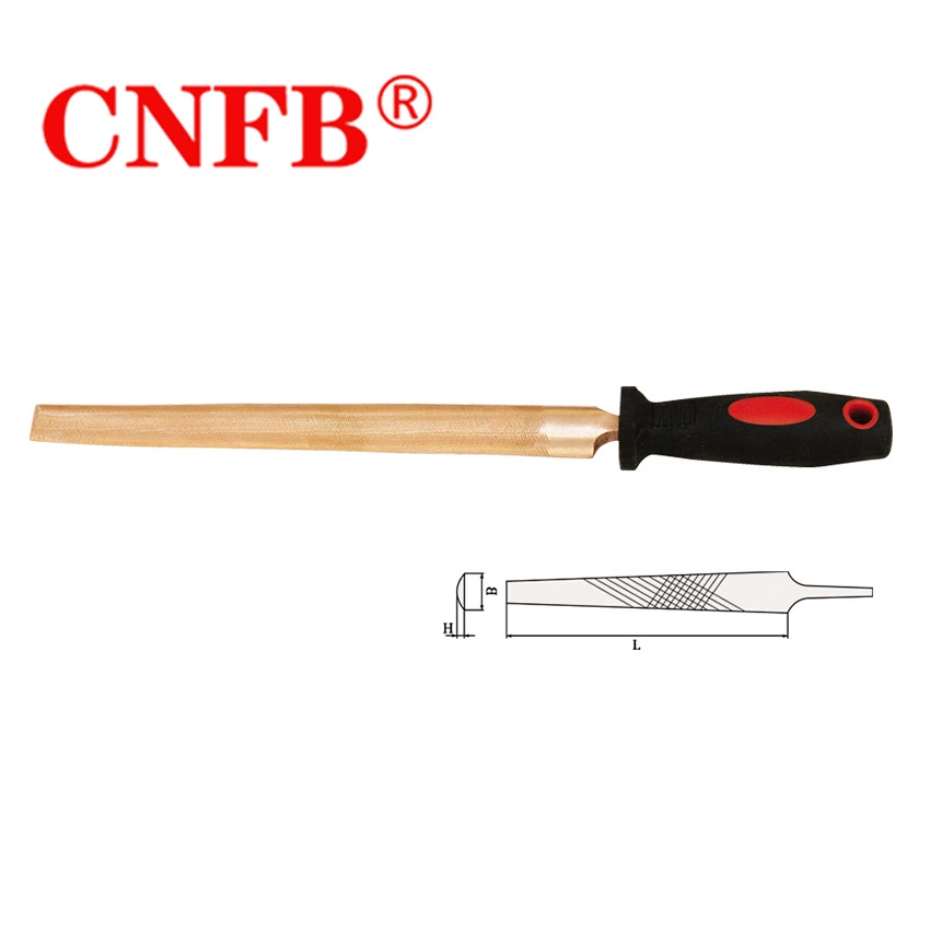 Тяньцзинский мост против CNFB взрывоопасные инструменты полукруглая напильник взрывозащитный полукруглый напильник T8218 подходит для воспламеняющихся и взрывоопасных мест