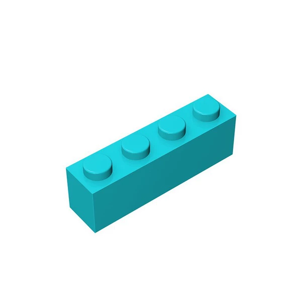 【3010】1x4 brick water blue one