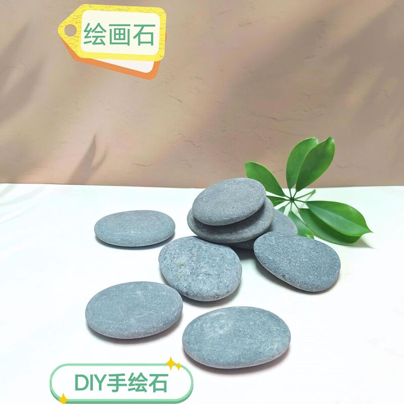 Painting Stones for Kids DIY Painting Stones, Painted Stone Pieces, Flat Pebbles, Raw Stones, Creative Painting Stones