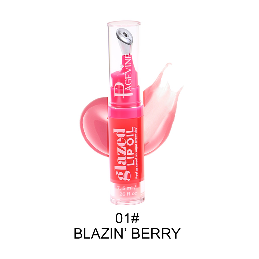 Cross-border PAGE VINE ALUMINIUM ICE TOLOR LABIAL Gloss de alto brillo e hidratación profunda y suave