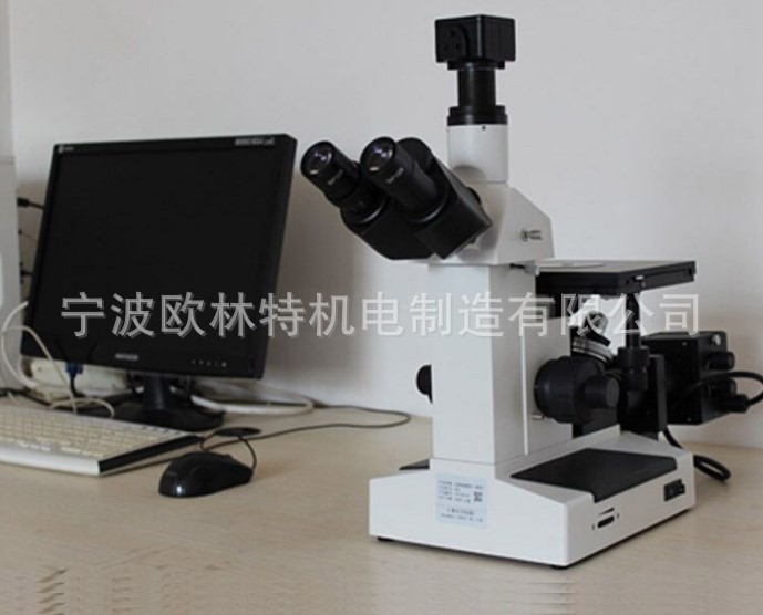 三目倒置金相显微镜 4XC金相显微镜 金相分析显微镜光学显微镜