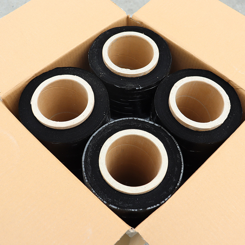 Pe Black Stretch Film, Width 50cm, Industrial Cling Film, Packaging Film, Tray Packing Plastic Film, Wholesale