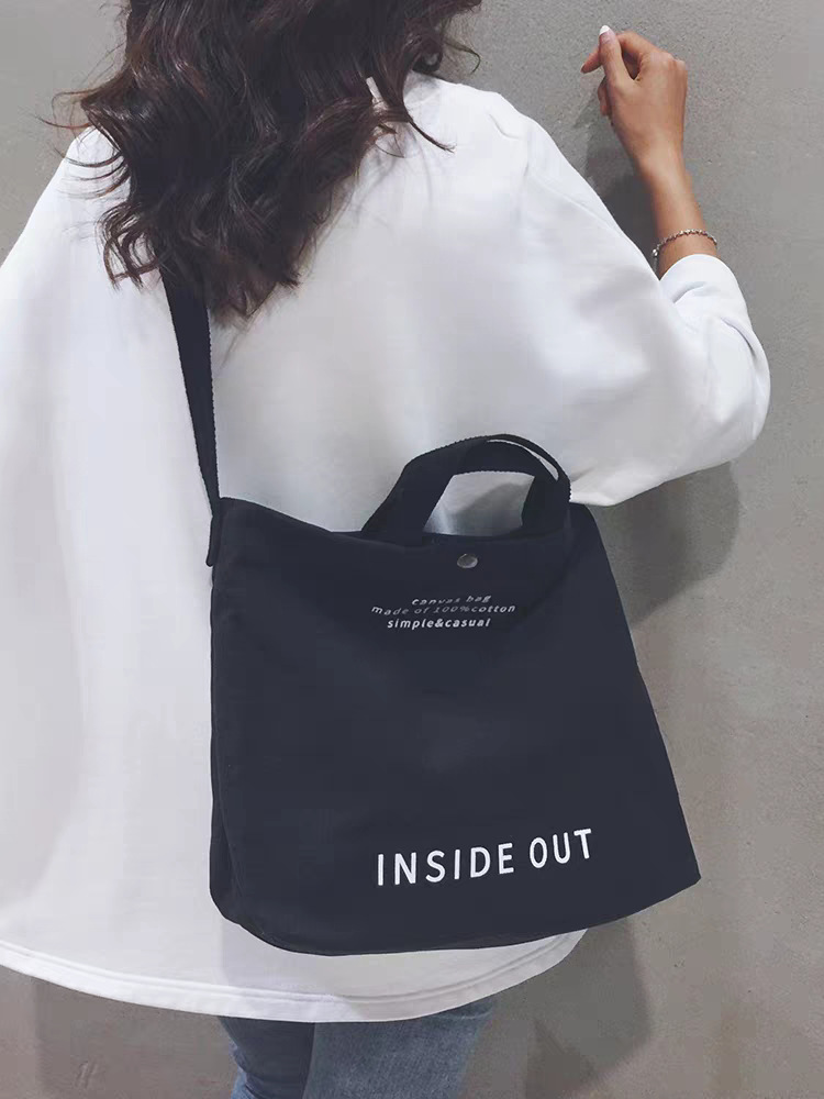Borsa a tracolla in tela per computer portatile, grande capacità_voghion.com