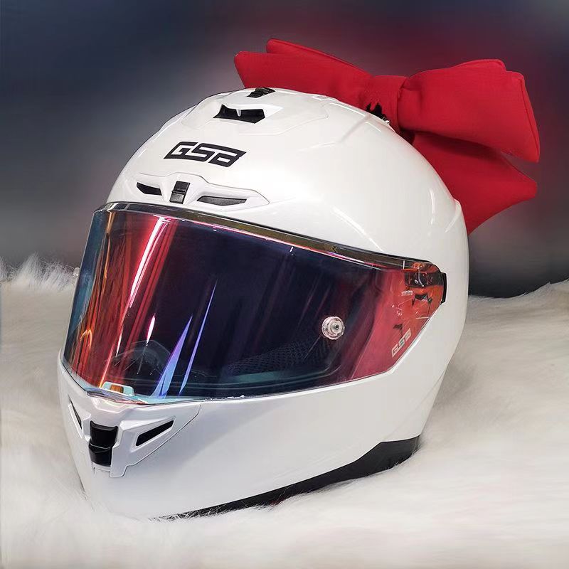 GSB361 Motorcycle Men And Women, Full Face With Bluetooth, Suitable For All Seasons, 3C Certified Helmet_voghion.com