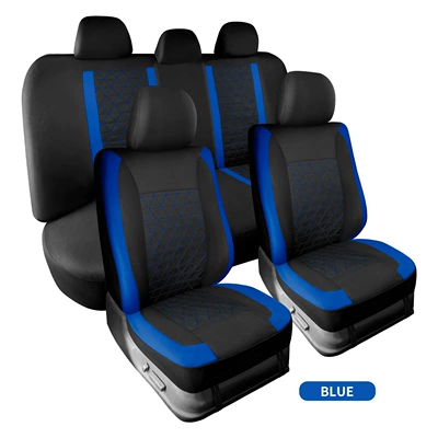 Factory Wholesale Car Seat Covers, Universal seat cover - blue-black-standard-edition