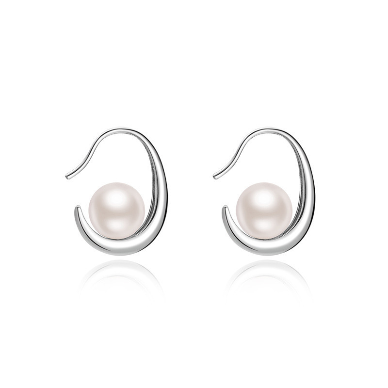 Small design elegant universal fashionable earrings pearl…