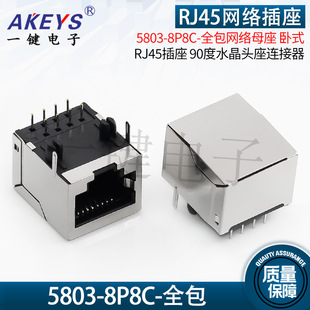 5803-8P8C-ȫ���W�jĸ�� ��ʽ RJ45���� 90��ˮ���^���B����