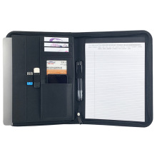 摩登现货批发文件夹A4多功能经理夹PU仿皮销售夹皮质收纳册可加LO