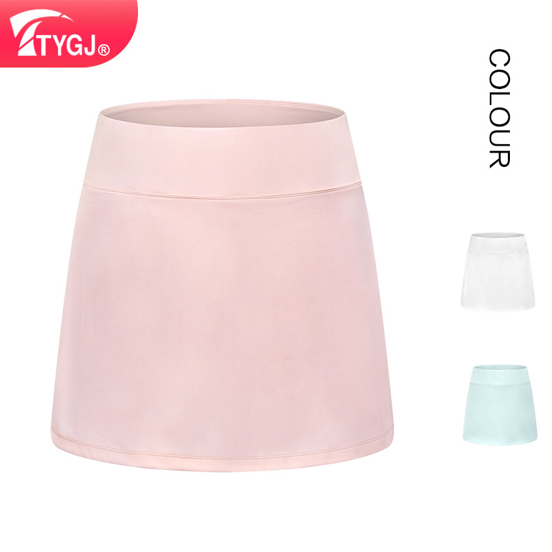Golf Costume Women's Summer GOLF Quick-drying Breathable Slim-fit Anti-glare Women's Skirt Thin High Waist Tennis Skirt