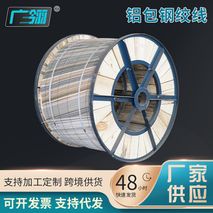 Guangjie Cable Aluminum-Clad Steel Strand Jlb20A-100 High-Altitude Bare Aluminum Wire Lightning Arrester Aluminum-Clad Steel Core