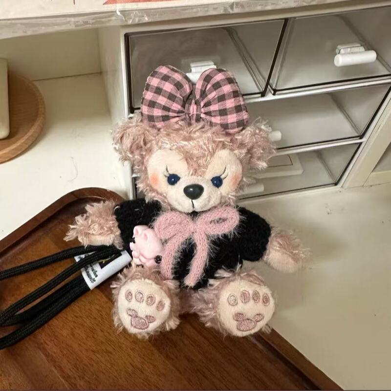 Cute Shirley Rose Duffy Bear Bag Pendant Car Keychain Lanyard Stuffed Doll Birthday Gift