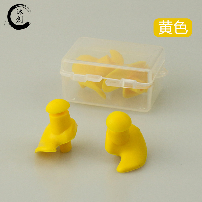 Natación tapones para los oídos de silicona tapones para los oídos impermeables natación caja espiral tapones para los oídos adultos baño de buceo fabricante de silicona