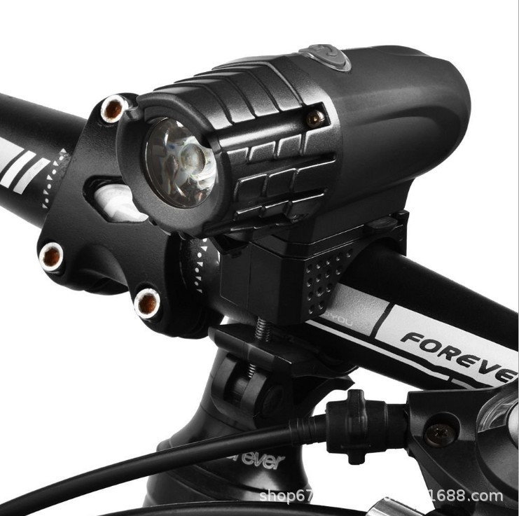 2256 luz de la bicicleta de carga USB brillante Faro de bicicleta de montaña LED luz de advertencia luz trasera saltando equipo de equitación de frutas