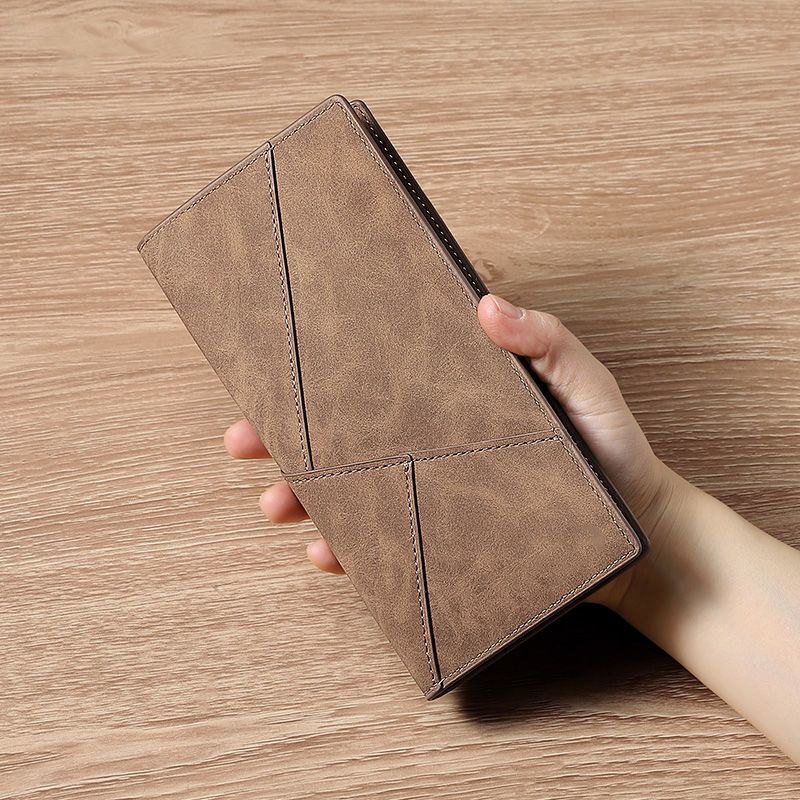 New Ultra-Thin Wallet for Men, Fashionable Long Clutch Bag, Multi-Functional Retro Wallet, Men's Card Holder, Coin and Id Holder New Ultra-Thin Wallet for Men, Fashionable Long Clutch Bag, Multi-Functional Retro Wallet, Men's Card Holder, Coin and Id Holder