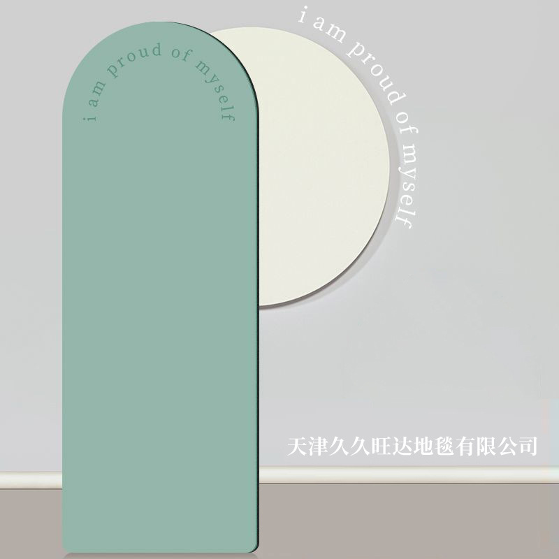 Cojín de yoga personalizado antideslizante absorción de agua resistente a la suciedad y desgaste almohadilla de goma para las niñas acondicionamiento físico almohadilla de secado rápido