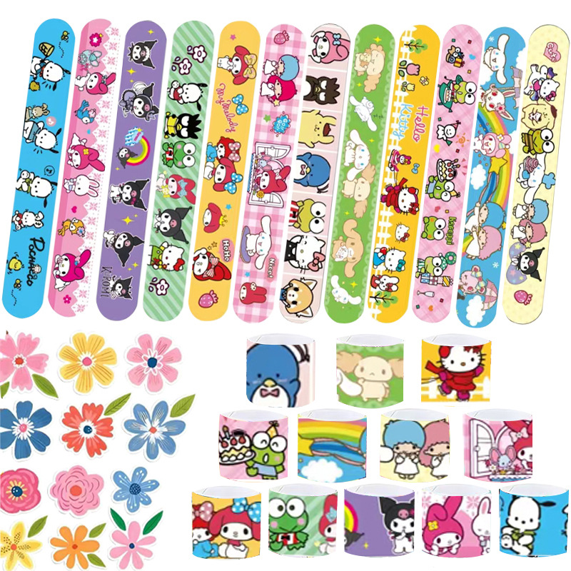 Amazon cross-border dibujos animados de estilo múltiple collar para niños fiesta juguetes lindos palpitantes para usar mano decorativa