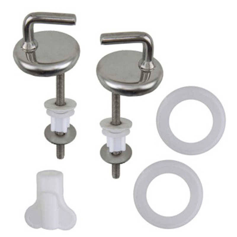 Bisagra y Conector para Inodoro de Acero Inoxidable Giratorio