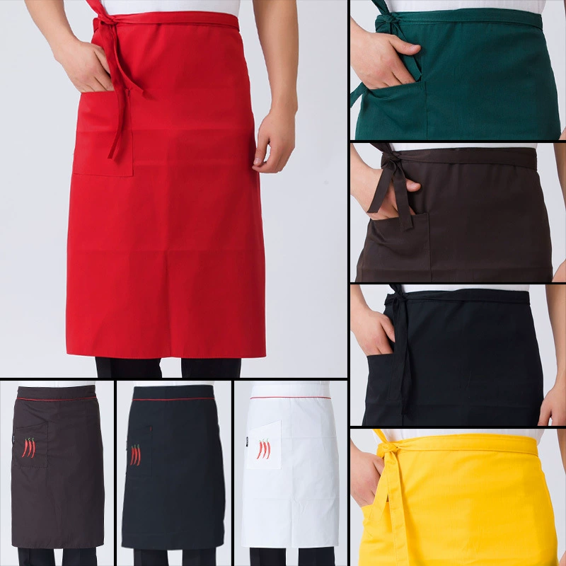 Шеф-повар отеля Половина фартук мужские и женские половина талии столовая кухня кофе официант выпечки комбинезоны