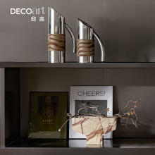 邸高家居家具展厅西厨岛台展示柜酒柜陈列水具开放格软装设计布景